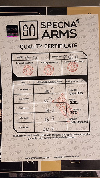 Imagen 4 de SA-H11 ONE Zwart (HK416)