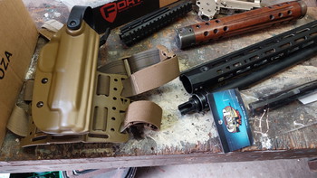 Image 4 for G3 wood foregrip, barrels, rails, gearbox and more