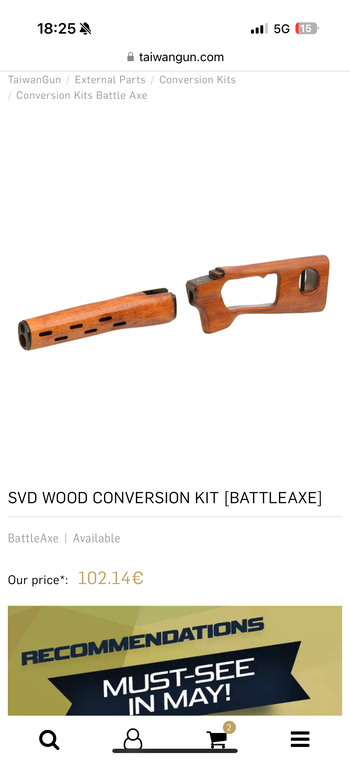 Image 2 pour Battleaxe svd woodkit