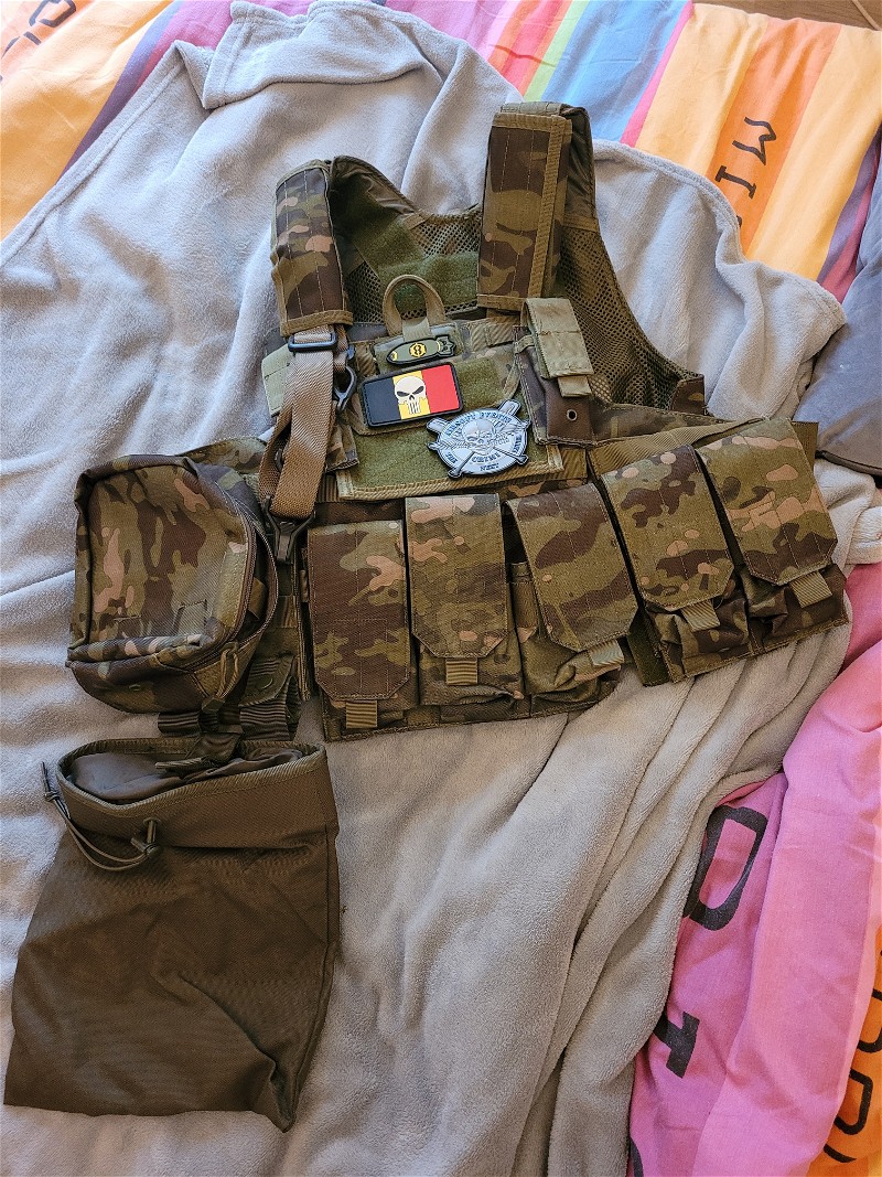 Image 1 for Plate carrier multicam green