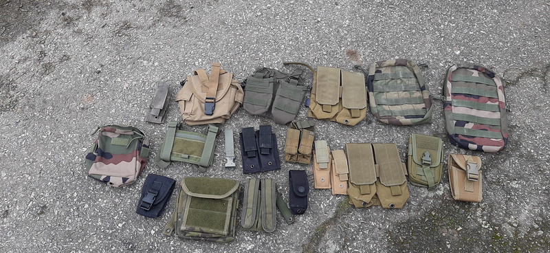 Image 1 for Gros Lot poches airsoft