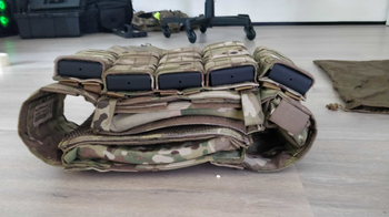 Imagen 2 de Warrior Assault Systems DCS Plate Carrier (Size S-M. Multicam) + 5x Modded Warrior Pouches (Milspec Velcro & Estacc KYWI Wedge Inserts 556)