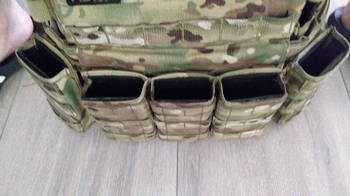 Image 3 pour Warrior Assault Systems DCS Plate Carrier (Size S-M. Multicam) + 5x Modded Warrior Pouches (Milspec Velcro & Estacc KYWI Wedge Inserts 556)