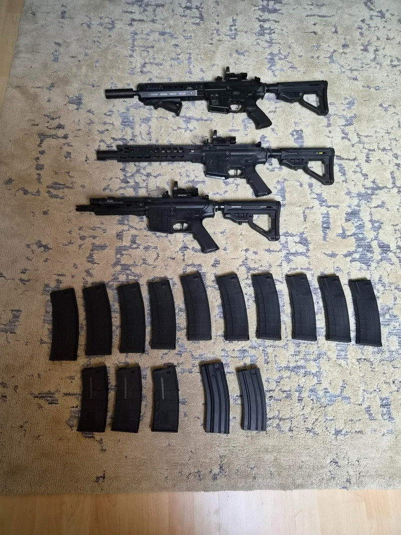 Image 1 for 3 ICS m4, 2 sportline (lightweigt) 1 full metal