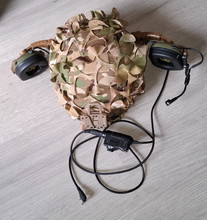 Image for Nuprol fast midcut helm multicam met earmors, helmet cover en scrim