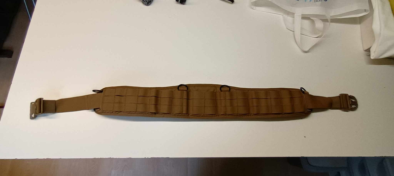 Image 1 for WARRIOR ASSAULT SYSTEMS ELITE OPS ENHANCED PLB PATROL BELT - COYOTE/TAN