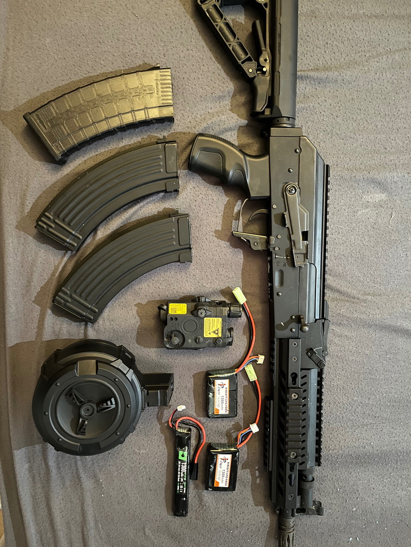 Afbeelding 1 van G&G RK-74 (upgraded) +mags+batterijen