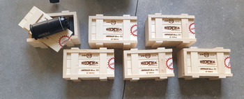 Imagen 3 de ICS MGL Multiple Grenade Launcher + 6X Zoxna 40mm  Airsoft Grenade C.2 Black - 120 rds 6mm