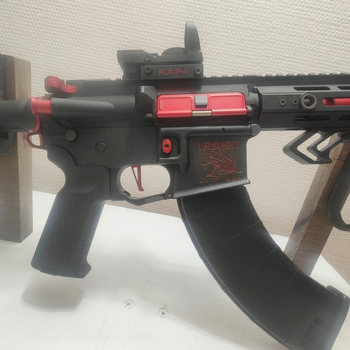 Image 3 pour Lancer tactical LT-32 Hellion Black / Red custom. 