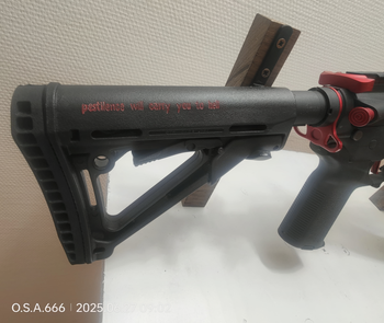 Image 5 pour Lancer tactical LT-32 Hellion Black / Red custom. 
