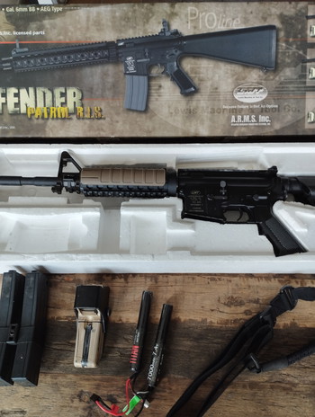 Image 3 for Zgan ASG M4 Defender Patrol RIS incl extras
