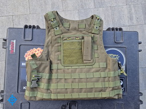 Image for Tactische vest met admin pouch en 2 extra pouches