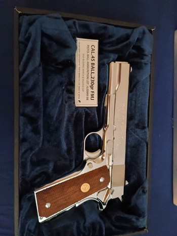 Imagen 3 de Tokyo Marui 1911 Mark IV Series '70 GBB Airsoft Pistol (Nickel)