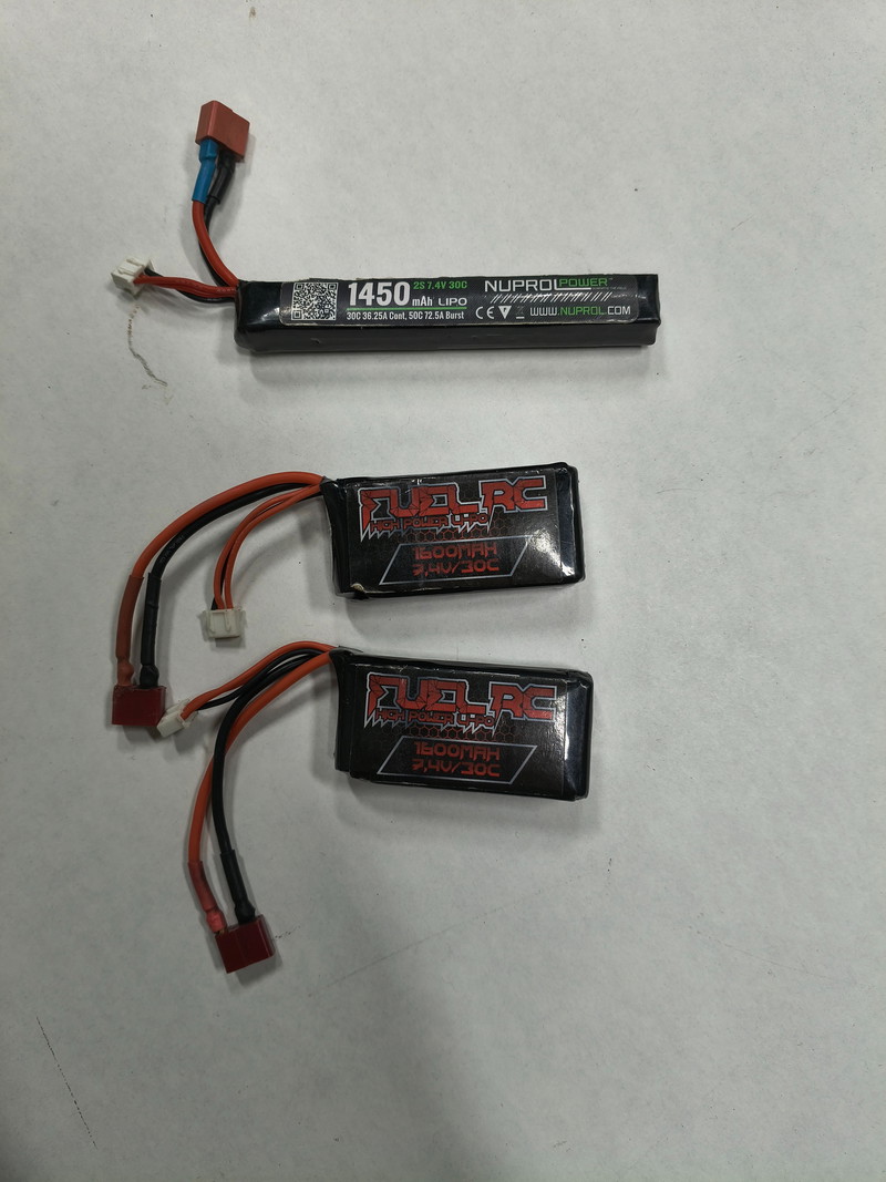 Image 1 for Diverse 7.4 en 11.1 lipos