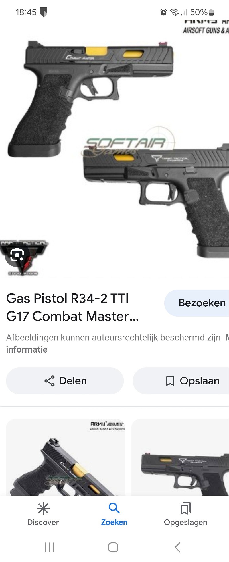 Image 1 for Gezocht!!! Glock17  Combat Master