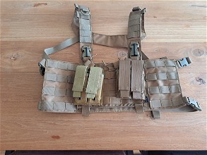 Image for Tan chestrig met 2x pistol/sniper mag pouches