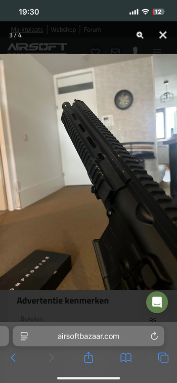 Image 2 pour Zwart gespoten hk416 sportline AEG