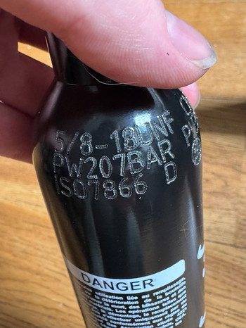 Afbeelding 3 van 3x 13/3000 HPA tanks