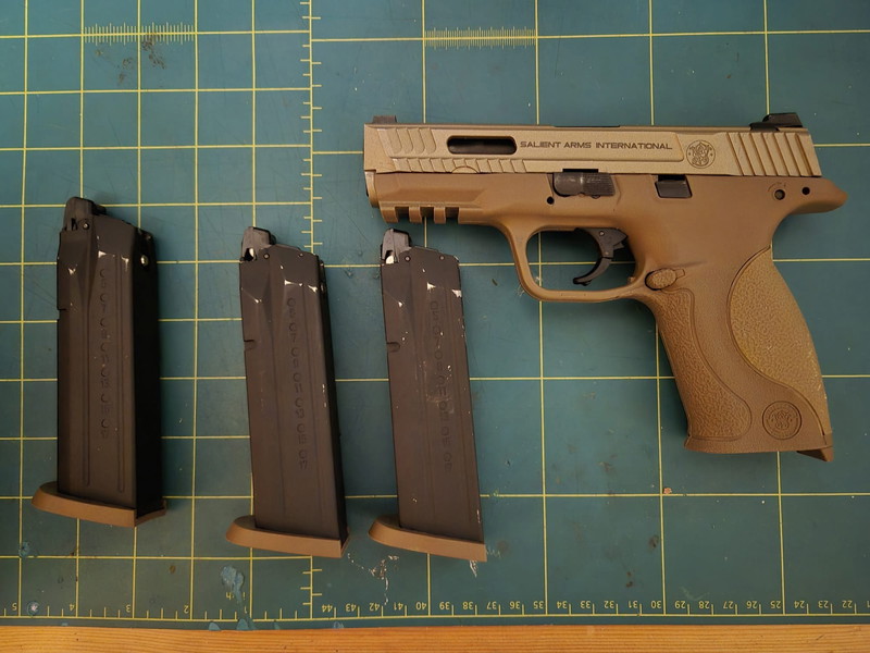 Image 1 for VFC M&P 9 Salient Arms GBB + 3 mags + crazyjet