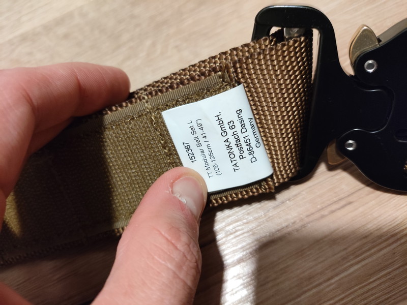 Image 1 for Tasmanian Tiger Modular Belt Set Coyote Brown Large