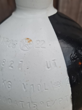 Afbeelding 3 van 10 liter fles Carbon 300 bar