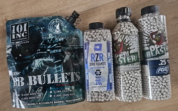 Afbeelding van 0.25g Bio 1airsoft BB's 12600st