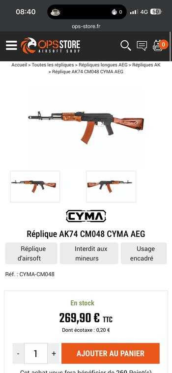 Image 4 for AK74 CM048 CYMA AEG
