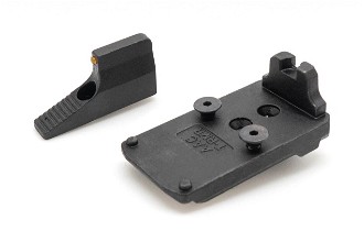 Image pour Action army steel Rmr adapter & front sight