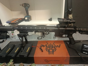 Afbeelding van Wolverine MTW Billet Tactical Gen.3 14,5 HPA 2x benutzt, CNC Hop-Up, Komplettset - F