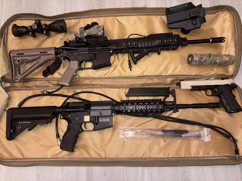 Image 1 for Volledige airsoft set te koop