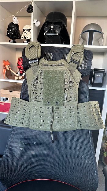 Image 2 for Groene Novritsch Plate Carrier met rifle pouches