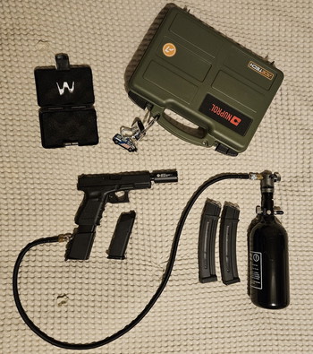 Image 2 pour Complete HPA Glock set + tracer + mags + koffer