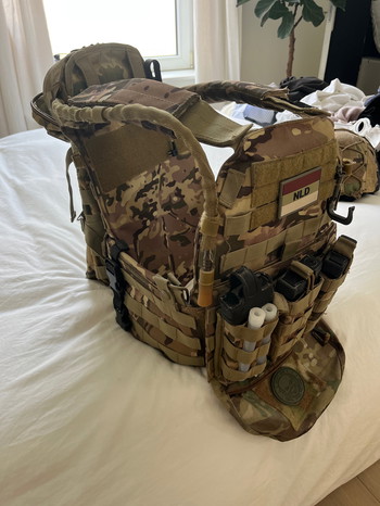 Imagen 3 de Plate carrier multicam met pouches