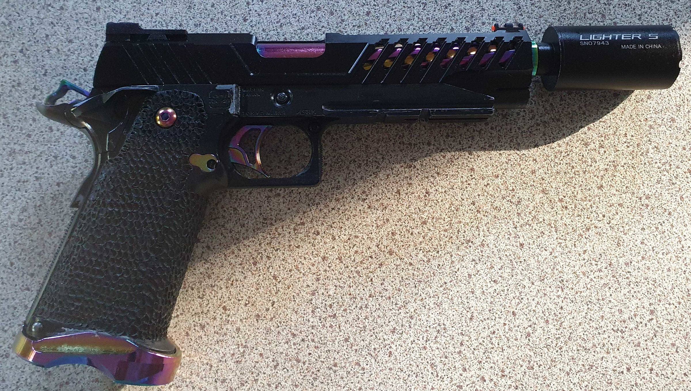 Hi capa Custom ceracoat en geüpgrade - Airsoft Bazaar