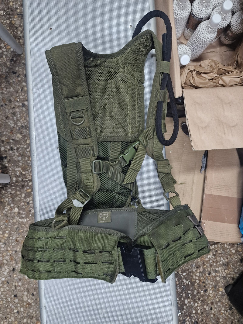 Afbeelding 1 van Laser cut tactical belt met H-harnas & camelbag