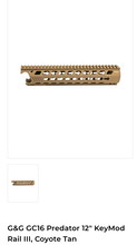 Bild für Gezocht!! G&G predator handguard