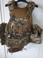 Image for Verstelbaar plate carrier  - Camo Polyester Buitenuitrusting met Meerdere Zakken & Aanpasbare Bevestigingen