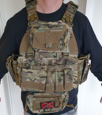 Image 2 for Verstelbaar plate carrier  - Camo Polyester Buitenuitrusting met Meerdere Zakken & Aanpasbare Bevestigingen