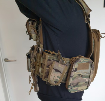 Image 3 for Verstelbaar plate carrier  - Camo Polyester Buitenuitrusting met Meerdere Zakken & Aanpasbare Bevestigingen