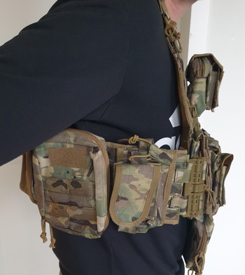 Image 4 for Verstelbaar plate carrier  - Camo Polyester Buitenuitrusting met Meerdere Zakken & Aanpasbare Bevestigingen