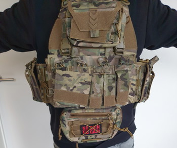 Image 7 for Verstelbaar plate carrier  - Camo Polyester Buitenuitrusting met Meerdere Zakken & Aanpasbare Bevestigingen