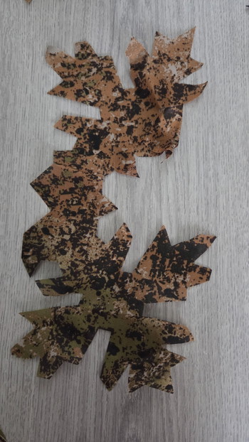 Imagen 4 de leaves bladeren voor ghillie of extra camouflage op kleding/materiaal