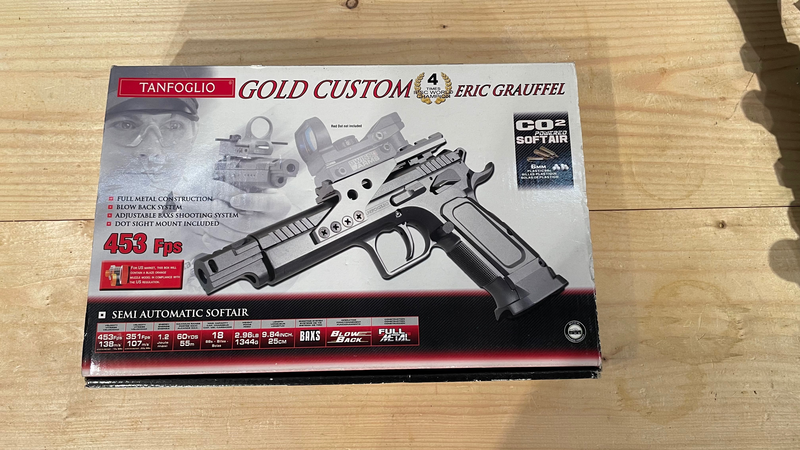 Imagen 1 de KWC - Cybergun Tanfoglio gold custom