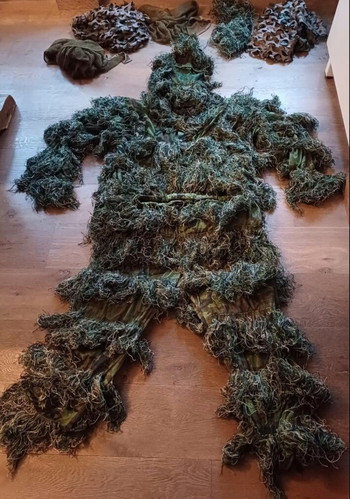 Image 2 for Sniper camouflage set ( maat ghillie suit xxl)
