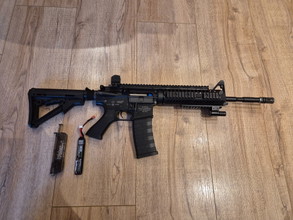 Image pour King Arms M4 VLTOR AEG (Upgraded met ASCU Gen4 MOSFET) + Accessoires