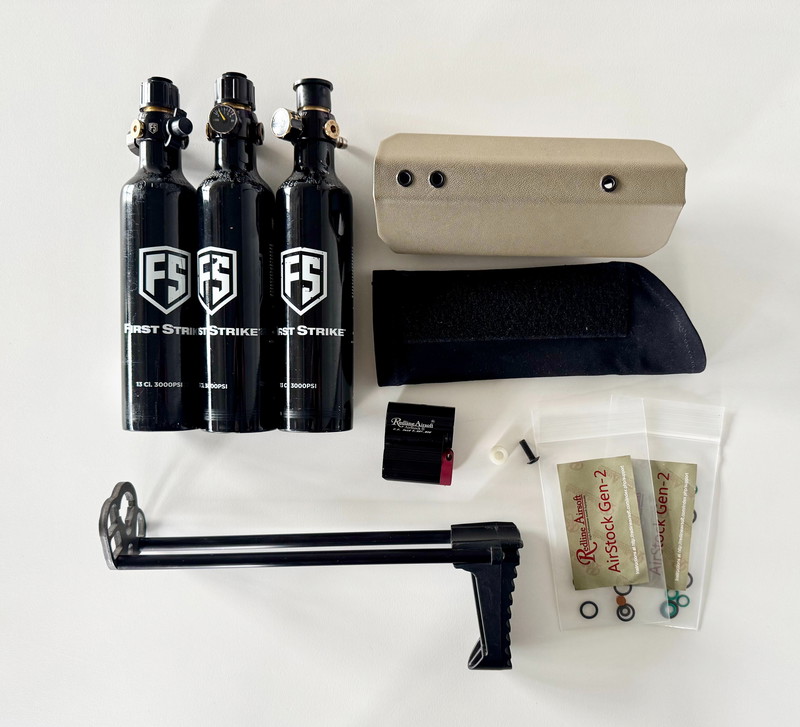 Imagen 1 de Skirmish Ready Pack - RedLine AirStock Gen.2 Air Kit w/ 3 SLP Tanks & Covers