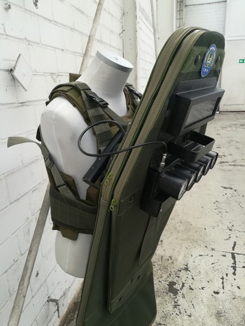 Imagen 4 de SET: ready to go: airsoft tactical shield VANT WM / lighting systems / carrying frame