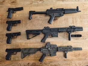 Image for Te koop: Complete airsoft-collectie inclusief accessoires