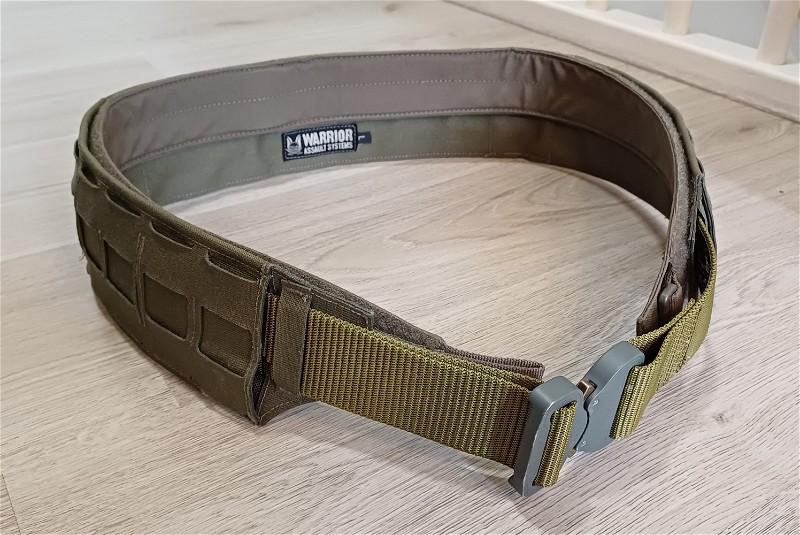 Image 1 for Warrior AS - Lasercut Low Profile Molle Belt - Ranger Green