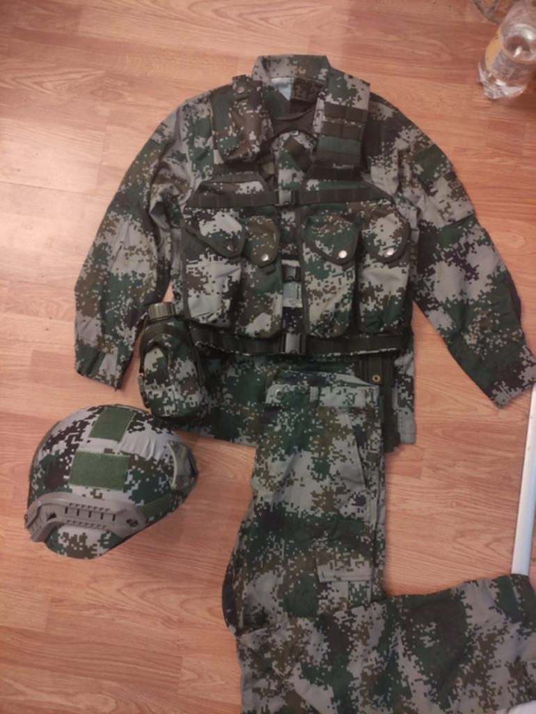Bild 1 für RARE Original Chinese PLA Type-07 digit BDU uniform + Vest